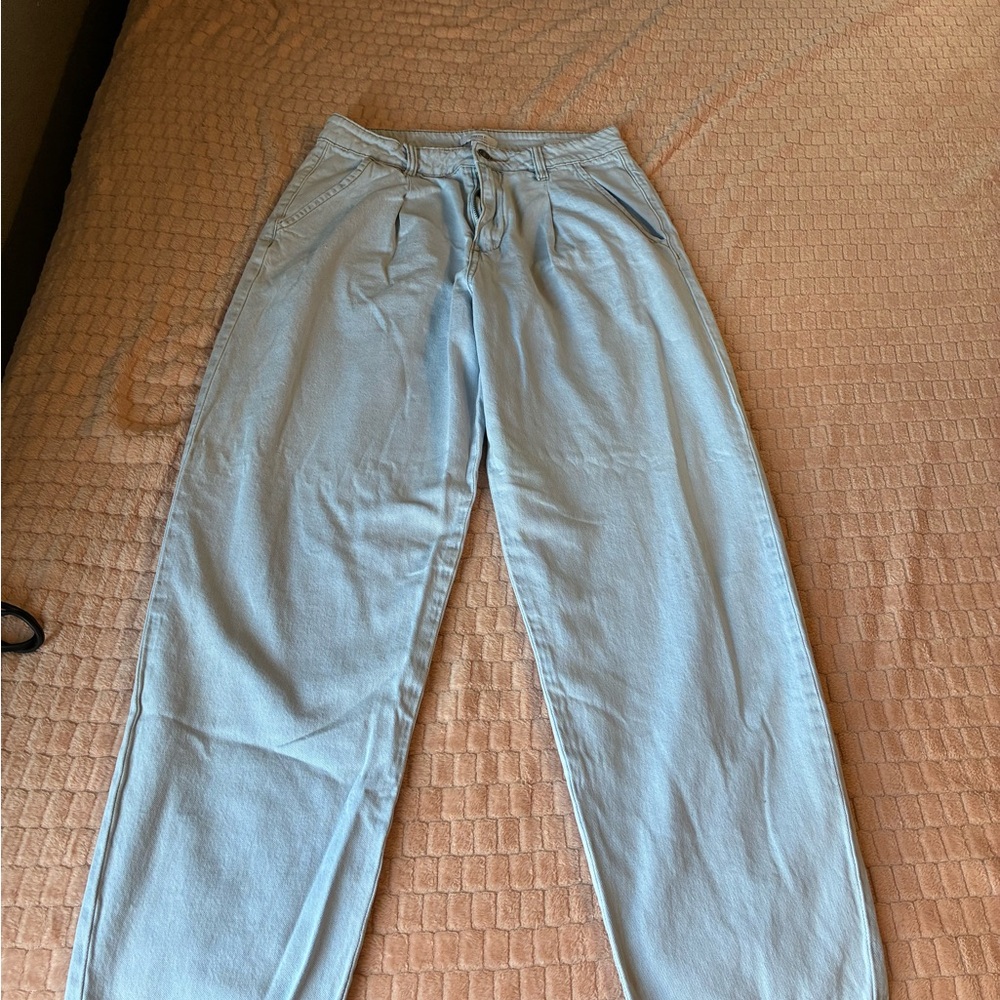 Forever 21 Sky Blue Denim Pants